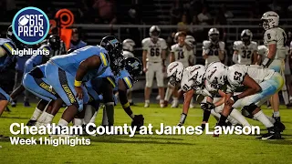 TSSAA football highlights: James Lawson 18, Cheatham County 15