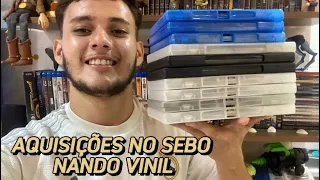 GARIMPANDO filmes no sebo Nando vinil | (DvDs e Blu-rays pra coleção)