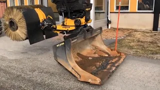 Modern Technology Street Sweeper Machine |  Fastest Road Construction Clean Machinery