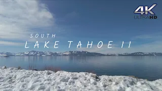 LAKE TAHOE | SCENIC SNOW DRIVE PART 2 | 4K 🎧