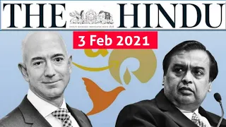 3 February 2021 | The Hindu Newspaper Analysis | Current affairs 2021 #UPSC #IAS Editorial Analysis