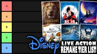 Disney Live Action Remakes Tier List (Ranked)
