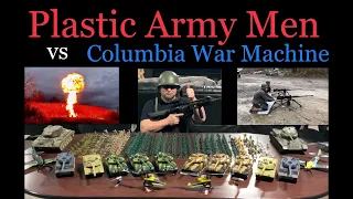 Plastic Army Men vs Columbia War Machine         Best Army Man Video ever made !!!