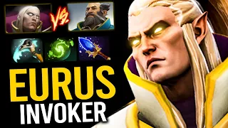 AWESOME INVOKER GAMEPLAY | RANK 7 CHINA EURUS INVOKER vs KUNKKA MID | Dota 2 Invoker