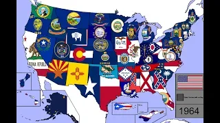 Evolution of U.S. State & Territory Flags (1776 - 2018)