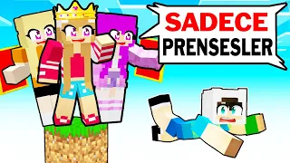 SADECE PRENSESLER VS ENES ARSLAN TEK BLOK - ⚠️ Minecraft