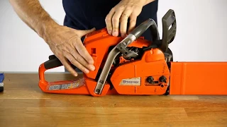 How to change air filter in chainsaw