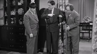 The Three Stooges - Baby Sitters Jitters (1951) Stole the Whole Kitchen
