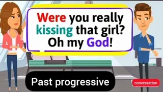 Past Progressive English Conversation Practice - Improve English Speaking Skills