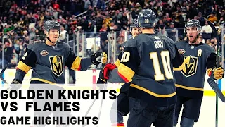 GOLDEN KNIGHTS VS FLAMES 3-2 NHL 2022