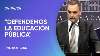 Adorni: “Jamás va a estar en una agenda nuestra cerrar una universidad pública”