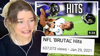 New Zealand Girl Reacts to NFL'S BIGGEST HITS | ROUND 2 👀