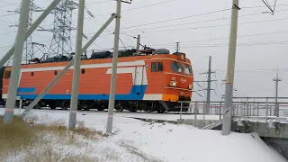 ЭП1-119 С Пассажирским поездом 059Н Новокузнецк - Кисловодск