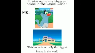 Yes it is #shorts #house #oggy #biggest #house #cartoon #meme #truth