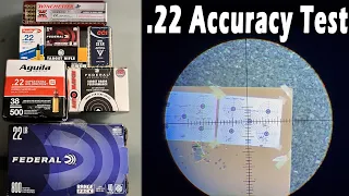 22LR Accuracy Comparison (Federal, Aguila, CCI) - Ruger 10-22