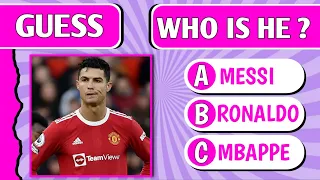 GUESS THE FOOTBALL ⚽ PLAYER'S NAME  || Football Player's Quiz 🧠