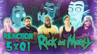 Rick and Morty - 5x1 Mort Dinner Rick Andre - Group Reaction