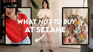 SEZANE Clothing Items NOT WORTH Purchasing (Ep.2 What Not To Buy)