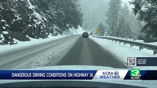 Northern California Storm Coverage: Chain controls in effect between Sacramento and the Sierra on...