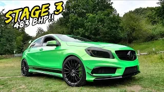 THIS STAGE 3 483BHP A45 AMG IS MADNESS!! *UKS FASTEST*