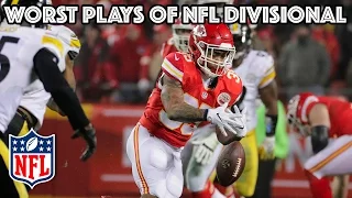 Worst Plays of the Divisional Playoff Round | NFL Highlights