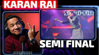 KARAN RAI | Sapana Sapana | REACTION semi final The Voice of Nepal Season 4