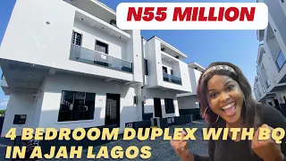 N55 Million 4 Bedroom Duplex With BQ In Ajah Lekki Lagos