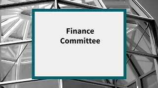 Finance Committee: Meeting of April 28, 2020