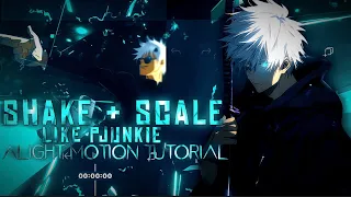 Scale and Shake @PJUNKIE  “ Amv Tutorial Alight Motion ❄️