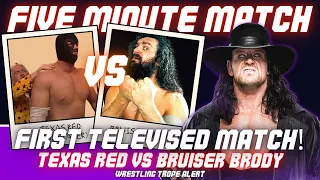 UNDERTAKER NARRATES HIS FIRST TV MATCH AGAINST LEGEND BRUISER BRODY!