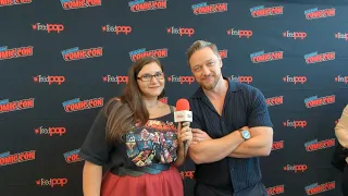 Will James McAvoy be in Deadpool 3? | Interview for 'His Dark Materials' at New York ComicCon 2022