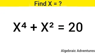 Japanese Math Olympiad Question | Find x