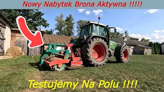 #196 Nowy Nabytek 2023 || Brona Aktywna Kverneland NGH 301 || TESTUJEMY Na Polu