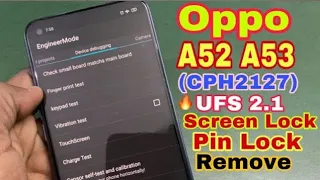 Hard reset Oppo A52 & A53 2023 Unlock Pattern & Frp By OPPO Tool 2023