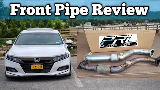 PRL 3" Front Pipe | REVIEW | 2018-2021 Honda Accord 2.0t