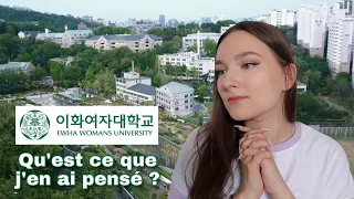 REVIEW sur mes études à EWHA + mon AVIS sur cette université