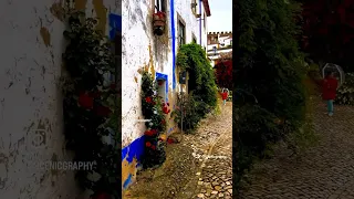 Charming town of Obidos, Portugal 🇵🇹- Please subscribe for more scenic and travel videos