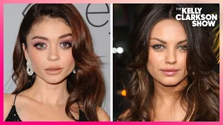 Sarah Hyland Got Mistaken For Mila Kunis On The Golden Globes Red Carpet