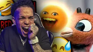 Annoying Orange - Storytime: Rudolph the Red Nosed Reindeer! [reaction]
