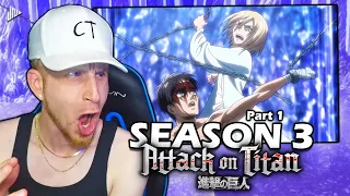 My Mind is BLOWN... | Attack on Titan S3 Part 1 REACTION!