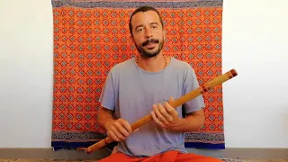 Bansuri Lesson 4, Tuning practice with Tanpura. Learn Bansuri with Juan Tepui