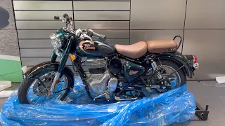 Unboxing Royal Enfield Classic 350 Halcyon Green