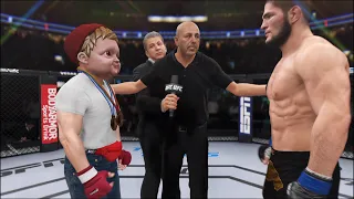 Hasbulla vs. Khabib Nurmagomedov - EA Sports UFC 4 - Crazy UFC 👊🤪