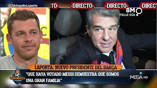 👀 LAPORTA, con El CHIRINGUITO tras ganar las ELECCIONES