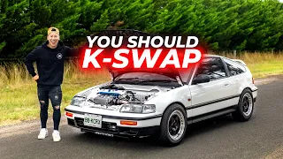 This Is Why You Need To K Swap The Honda CRX: K24 CRX