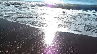 ИСПАНИЯ море волны песчаный пляж, Торребланка, TORREBLANCA, Коста дель Соль, 24/02/2020