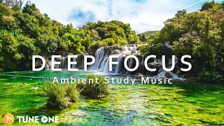 Waterfall Refreshing - Relaxing Guitar Music🍀 Music With Nature Sounds For Sleeping & Relaxing