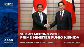 Summit Meeting with Prime Minister Fumio Kishida 2/9/2023