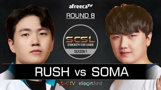 [ENG] SCSL S1 Ro.8 Match 1 (Rush vs Soma) - SCSL English (StarCastTV English)