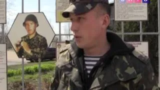 Кримські військові  у Запоріжжі 17 04 2014